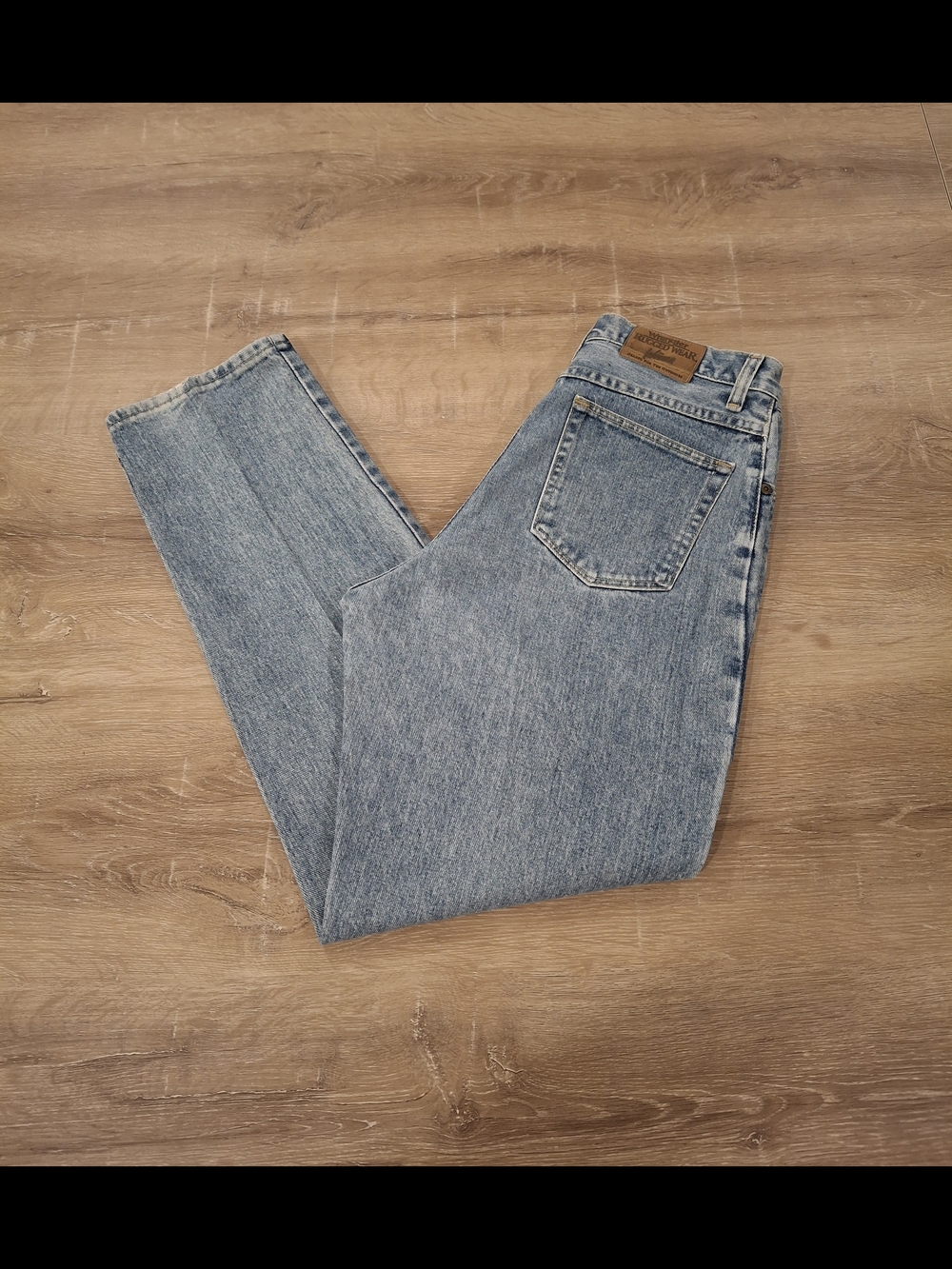 Vintage Wrangler Rugged Wear High Rise Tapered Jeans Women's W28 L30 Made in USA